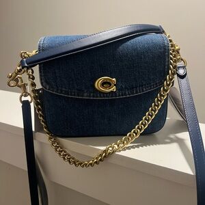 NWT denim Cassie bag
